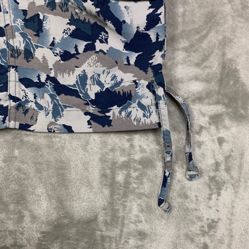 The North Face Womens Size 0 Paramount Camo Cargo Capri Pants Blue Gray Hiking - Picture 5 of 15